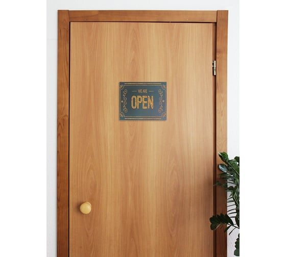 Набор из двух интерьерных табличкек Симфония Open/Closed 10x12.5см 3-100