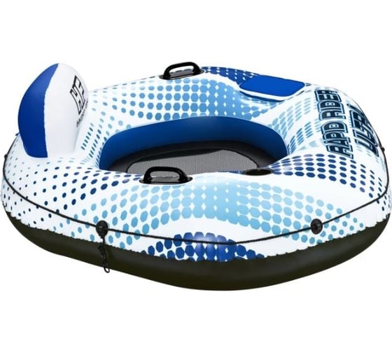 Надувной круг-кресло 165x148см Rapid Rider Ultra с ручками и подстакаником, холодильник, до 100кг BestWay 43726 BW