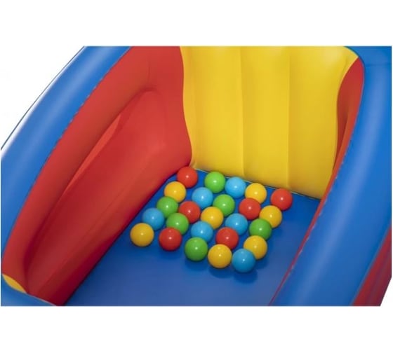 Надувной манеж BestWay 110x81x62см Flip 'n Toss Multi-Use с мячами 25 шт, от 2 лет 52635 BW
