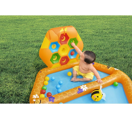 Надувной манеж BestWay Маленький улей 127x119x61см 52639 BW