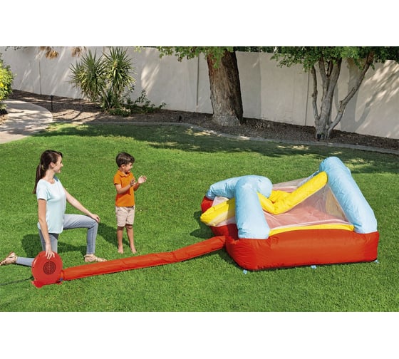Надувной батут Bestway Bouncetacular 200x170x152 см, электрический насос 93549 BW 006367