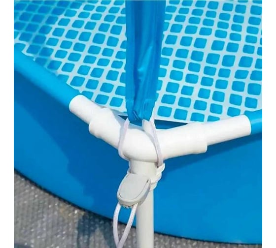 Каркасный бассейн Intex Canopy Metal Frame 183x38 см, с навесом, 700 л 28209