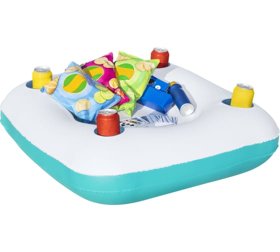 Детский надувной бассейн Bestway Sippin 218x218x48 см, 737 л, от 6 лет 54446 BW