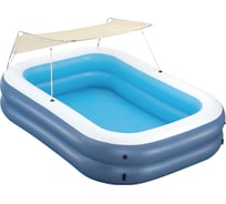 Детский надувной бассейн Bestway Summer Bliss 254x178x140 см, с навесом, 778 л, от 6 лет 54449 BW