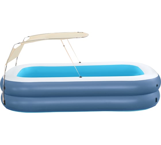 Детский надувной бассейн Bestway Summer Bliss 254x178x140 см, с навесом, 778 л, от 6 лет 54449 BW