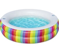 Детский надувной бассейн Bestway Радужные мечты 206x51 см, 632 л, от 6 лет 54443 BW