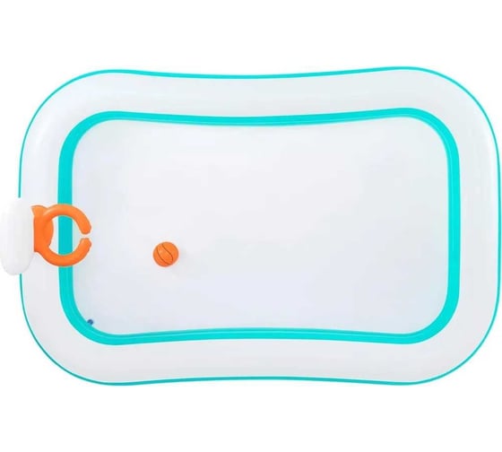 Детский надувной бассейн Bestway Баскетбол с кольцами и мячом 251x168x102 см, 636 л, от 3 лет 54445 BW
