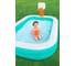 Детский надувной бассейн Bestway Баскетбол с кольцами и мячом 251x168x102 см, 636 л, от 3 лет 54445 BW 9