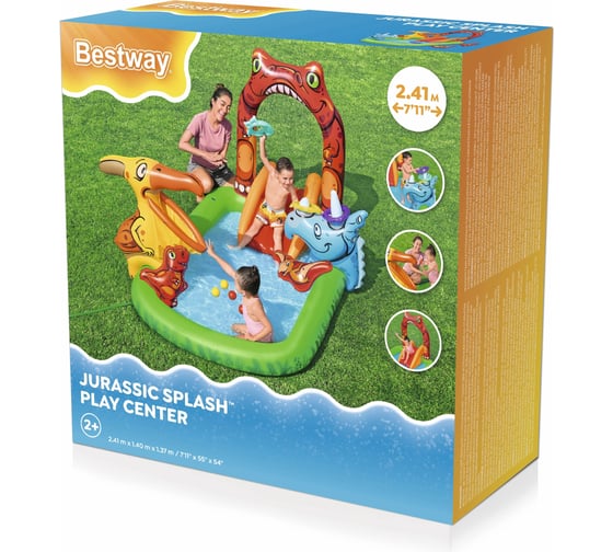 Игровой центр Bestway Jurassic Splash 241x140x137 см 53160 BW