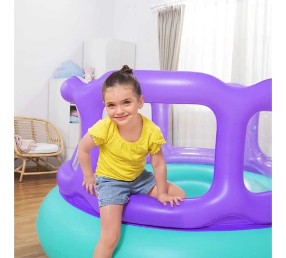 Игровой центр-батут Bestway Laugh 'n Leap 152x152x84 см 52646 BW