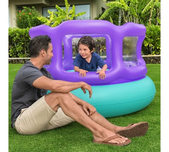 Игровой центр-батут Bestway Laugh 'n Leap 152x152x84 см 52646 BW
