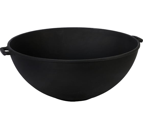 Чугунный узбекский казан Maysternya WOK 8 л, с крышкой-сковородой 29353
