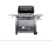 Газовый гриль-барбекю Sahara " S375" 3 горелки + 1 конфорка и большое смотровое окно 5391535340866