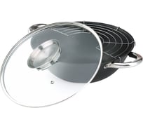 Чугунный казан с крышкой MercuryHaus 28 см, 3.6 л MC-6208