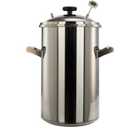 Домашняя коптильня для горячего копчения Вкус Качества 25 л smokehouse-round-25