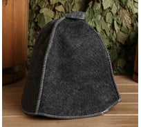 Шапка для бани Добропаровъ Классика серая, в банке 4806563