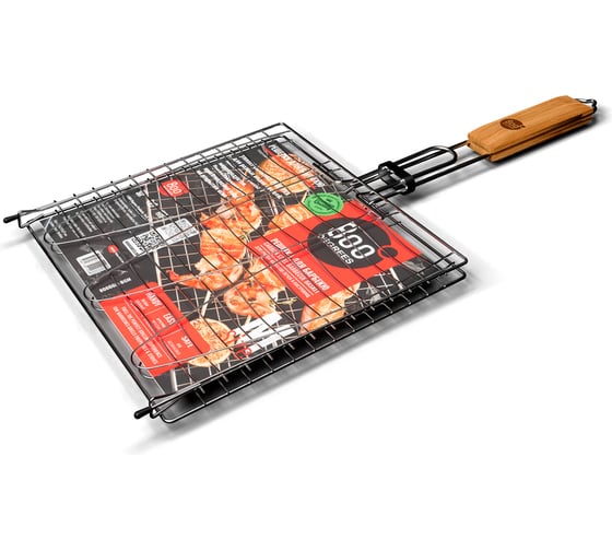 Решетка барбекю для рыбы 800 Degrees M-size Barbecue Fish Basket 800DGR-BGM