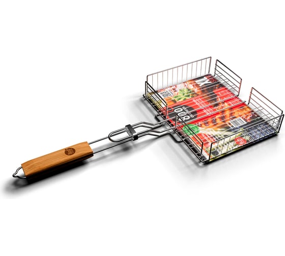 Решетка барбекю глубокая 800 Degrees XL-size Barbecue Basket 800DGR-BGXL