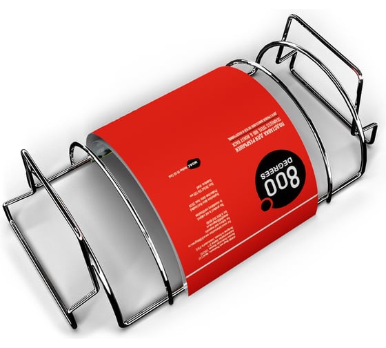 Подставка решетка для запекания ребрышек 800 Degrees Rib & Roast Rack 800DGR-TLS001