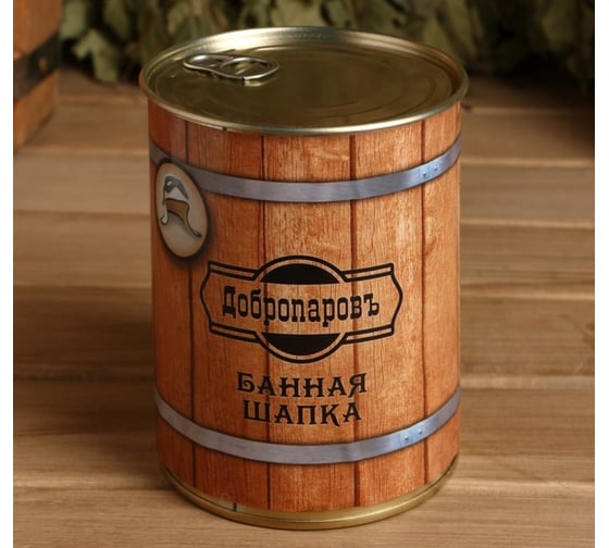 Шапка для бани в банке Добропаровъ Лётчик пилот 4806566
