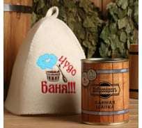 Шапка для бани в банке Добропаровъ Чудо-баня 4806546
