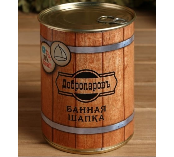 Шапка для бани в банке Добропаровъ Чудо-баня 4806546
