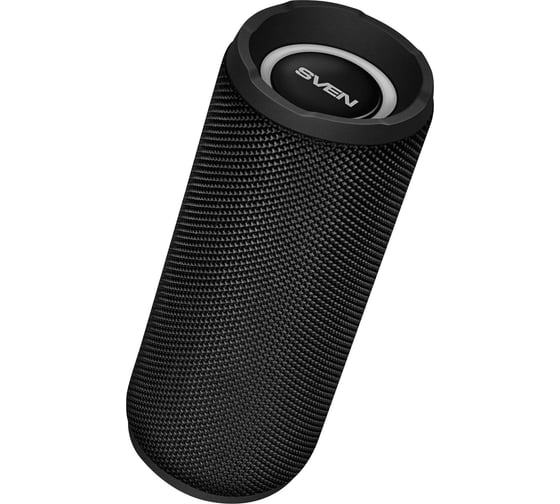 Акустическая система SVEN 2.0 PS-160, черный, мощность 2x6 Вт (RMS), Waterproof (IPx5), TWS, Bluetooth, FM, USB, microSD, встроенный аккумулятор SV-021214