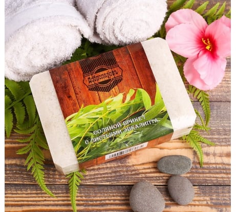 Соляной брикет с листьями эвкалипта Добропаровъ 1.35 кг 3519606