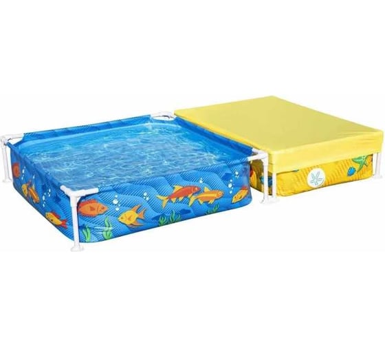 Каркасный бассейн Bestway My First Pool с песочницей 213x122x30.5 см, 365 л+200 л, от 2 лет 561CF BW 1