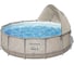Каркасный бассейн Bestway Steel Pro Max 396x107см, 11133 л, фильтр-насос, 2006 л\ч, лестница, тент, навес 561FY BW 1