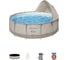 Каркасный бассейн Bestway Steel Pro Max 396x107см, 11133 л, фильтр-насос, 2006 л\ч, лестница, тент, навес 561FY BW 2