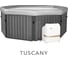 СПА-бассейн Mspa "Tuscany" 193x193x73 см, 1100 л, шестигранный, аэромассаж F-TU062W 2