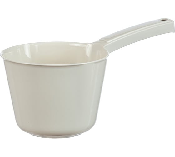 Ковш IDEA 1л М 1215 белый ротанг