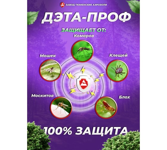 Спрей для защиты от комаров Дэта-Проф Эконом 100 мл ДП/100