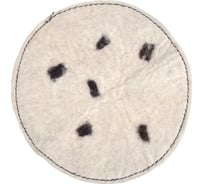 Банный круглый коврик Банные штучки 45 см, шерсть 100% 41324