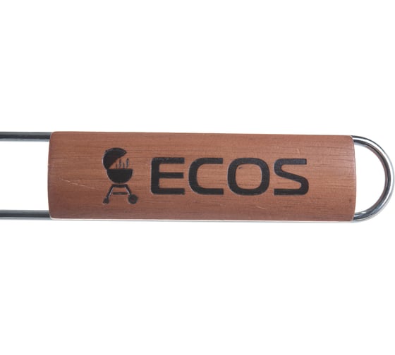 Универсальная решетка для барбекю Ecos RD-114D рыба/мясо, р-р 40х15х2см, общая длина 68 см 999614