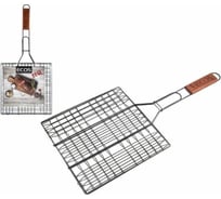 Решетка для барбекю Ecos X-382-NSW с антипригарным покрытием, 6 секций, р-р 25х25 см, общая длина 54 см 999659