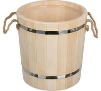Запарник Банные штучки Таежный 9 л, с пластиковой вставкой, липа 31041
