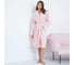 Халат женский Arya home Miranda Soft с шалькой, пудра, M 8680943039835 2