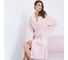 Халат женский Arya home Miranda Soft с шалькой, пудра, M 8680943039835 3