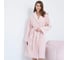 Халат женский Arya home Miranda Soft с шалькой, пудра, M 8680943039835 4