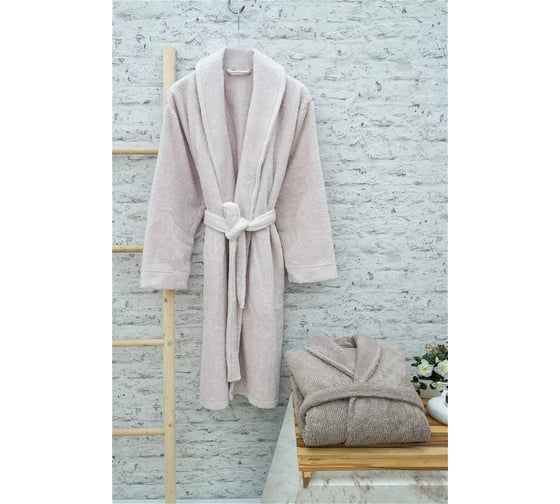Халат Arya home Jolie унисекс, сухая роза, L 8680943234360