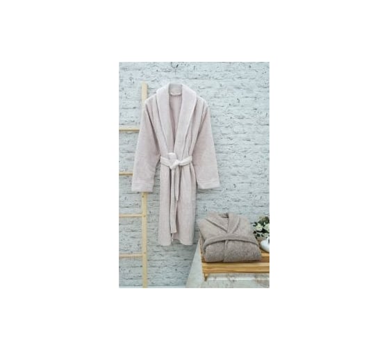 Халат Arya home Jolie унисекс, сухая роза, XL 8680943234377 1