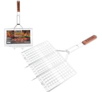 Трехсекционная решетка для барбекю Ecos BASIC 55+4х34х21х3 см 999636