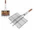 Решетка для барбекю Ecos RD-172D р-р 35x25x2см, общая длина 70 см, сталь с антипригарным покрытием 999635 1
