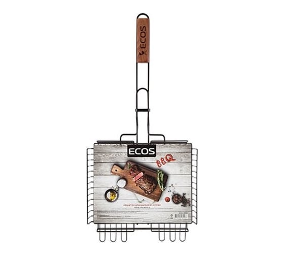 Решетка для барбекю Ecos 22139W с антипригарным покрытием, размер 31x24x5см 999660