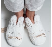 Тапочки женские Arya home Bunny 38, белый 8680943111319