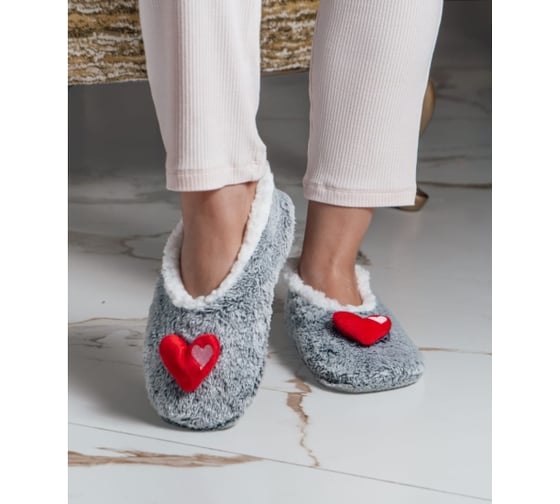 Тапочки женские Arya home Darling 40-41, серый 8680943213679