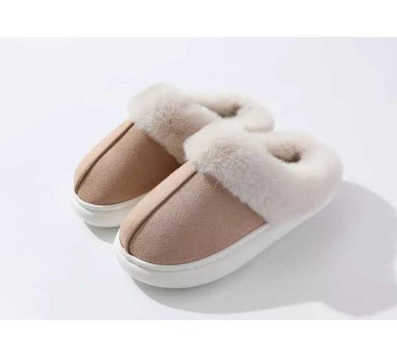 Тапочки женские Arya home Shuben 36-37, бежевый 8680943235459 1