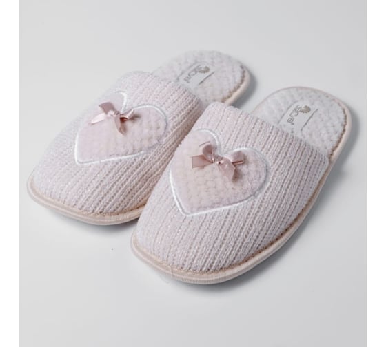 Тапочки женские Arya home Shine 40, бежевый 8680943213600 1